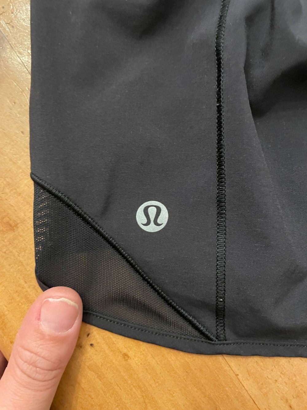 Lululemon- Sz 12 Tall- Black- Hotty Hots- 4” Inseam - Picture 5 of 16